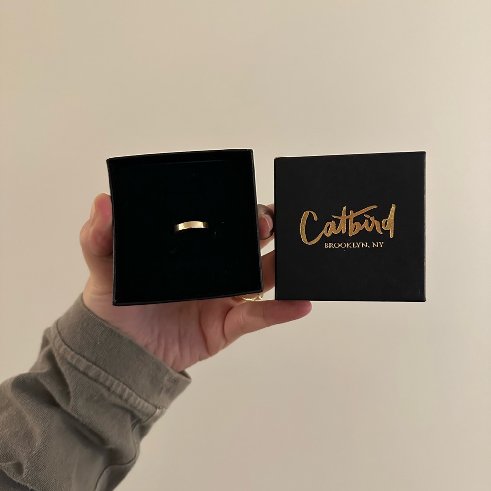 CATBIRD Tomboy Yellow Gold Ring 14K Size 5